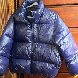 Zara kids   Blue Puffer Jacket